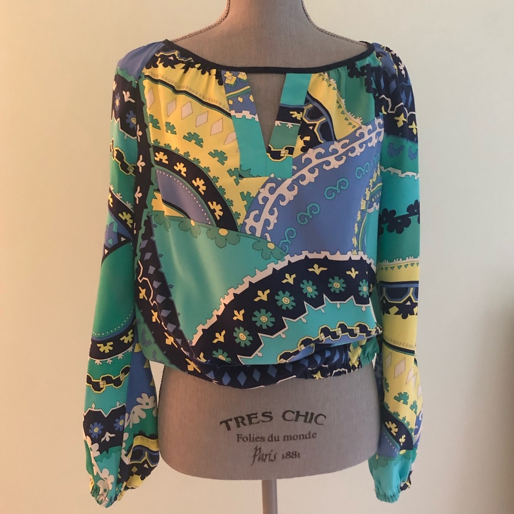 Patterned Blouse - image 1